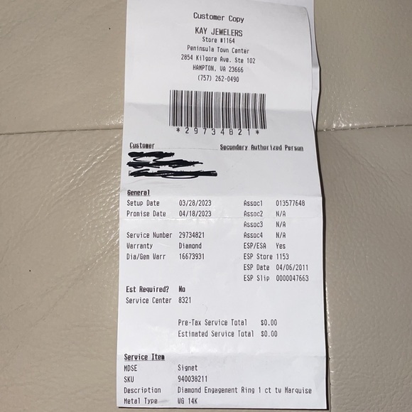 Kay Jewelers White Diamond Wedding Band Set - Picture 7 of 12